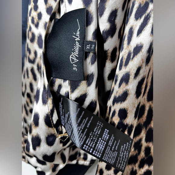 3.1 Phillip Lim Navy and Black Bomber Jacket - Picture 6 of 7